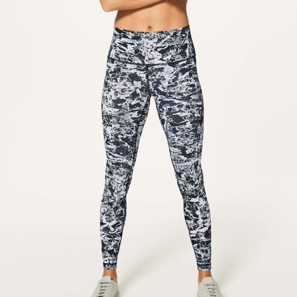 Lululemon Wunder Under Tights - Interlaced Starlight Black Multi 28"